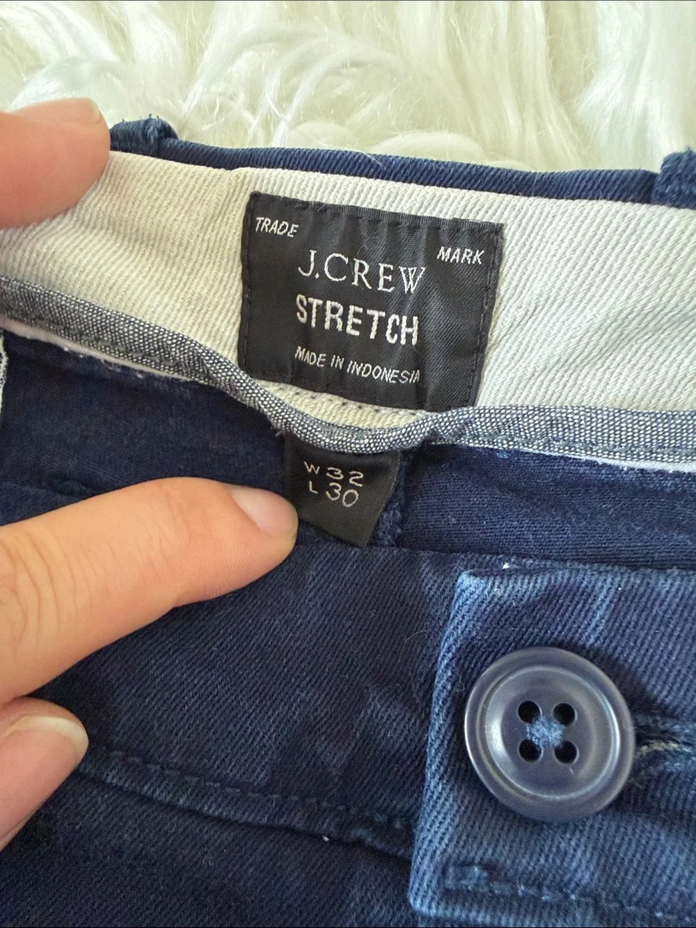 J. Crew Stretch Slim Men’s Jeans - Navy Blue
